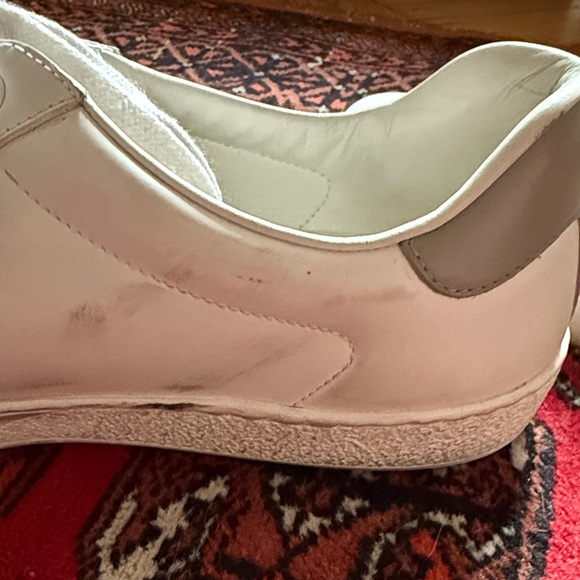 Gucci Ace interlocking G White & Gray Leather Sneakers size 8. - Picture 13 of 15
